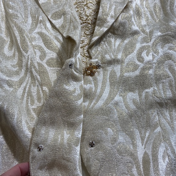 Jessica McClintock Vintage Bridal Blazer Size 10 - Picture 7 of 13